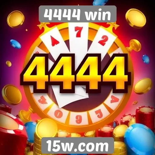 Visão geral das funcionalidades do site 4444 win