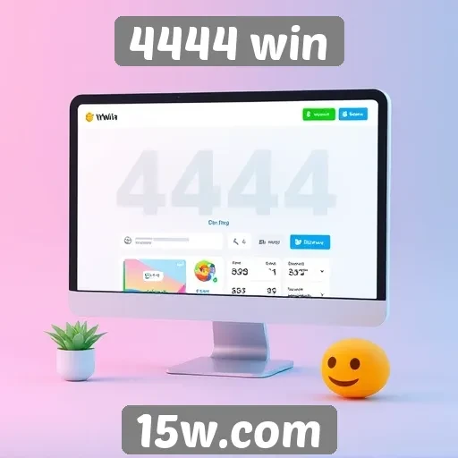 Exploração da interface e usabilidade do site 4444 win