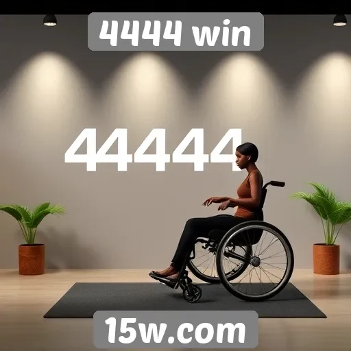 Acessibilidade e design do site 4444 win